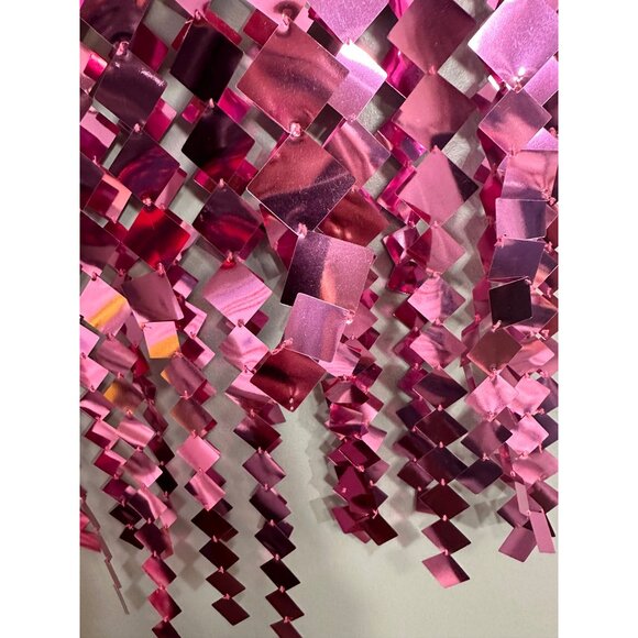 Jonathan Simkhai Pink Sequin Midi Skirt - Picture 5 of 16